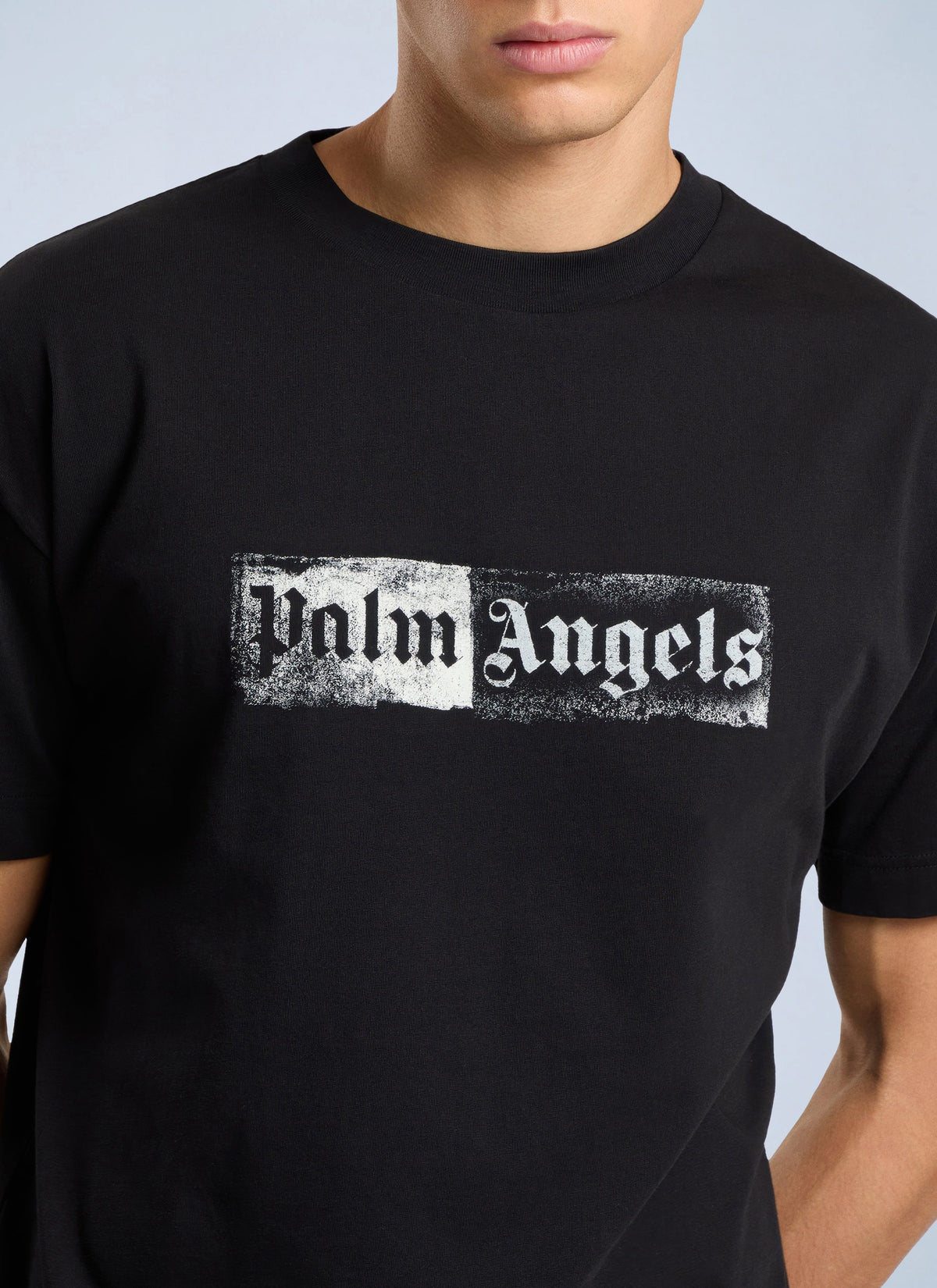 Palm Angels Palm Angels Men Stamp Logo Regular T-Shirt