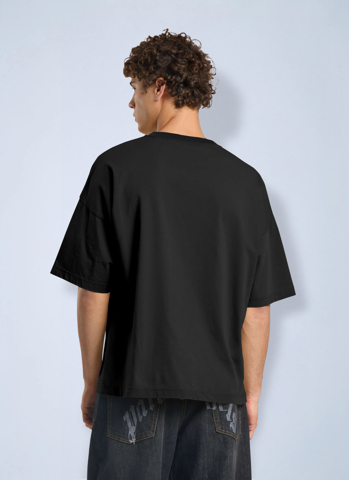 Palm Angels Palm Angels Men Vintage Box Logo Loose T-Shirt