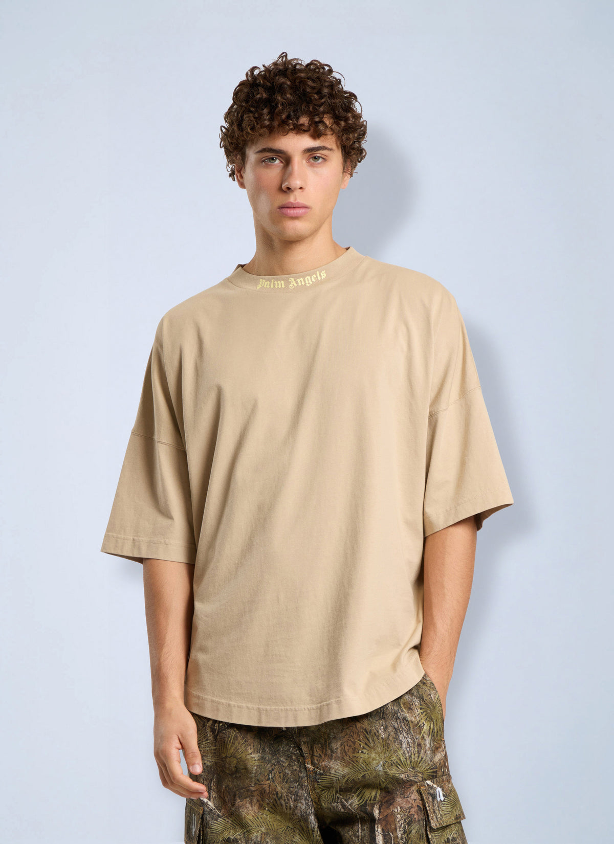 Palm Angels Men Classic Logo Oversized T-Shirt