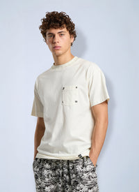 Palm Angels Men Palm Ribbed Regular T-Shirt