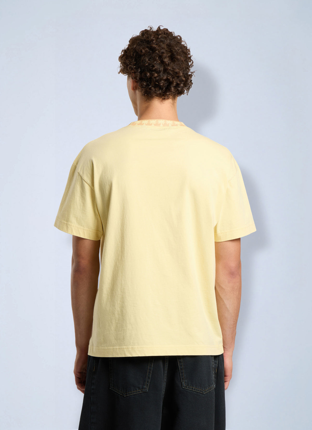 Palm Angels Palm Angels Men Palm Ribbed Regular T-Shirt