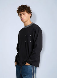 Palm Angels Palm Angels Men Palm Rib Regular Tee L/S
