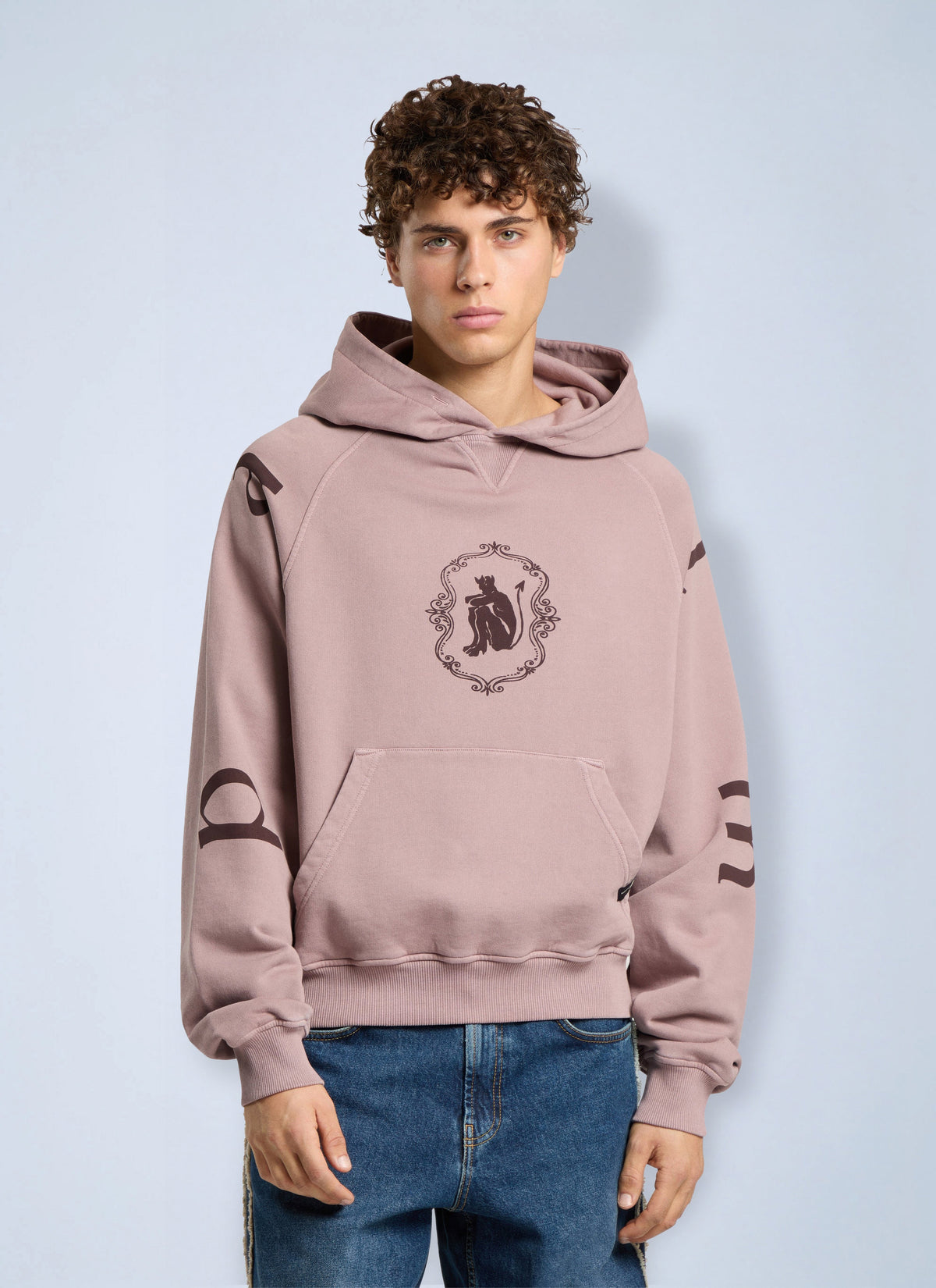 Palm Angels Palm Angels Men Devil Herald Loose Hoodie