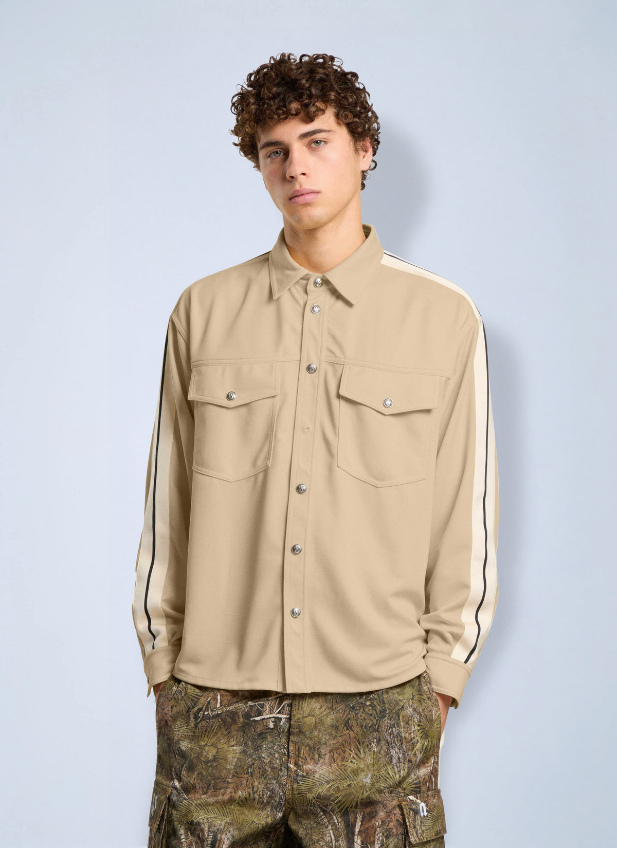 Palm Angels Palm Angels Men Logo 90' Track Jacket Shirt