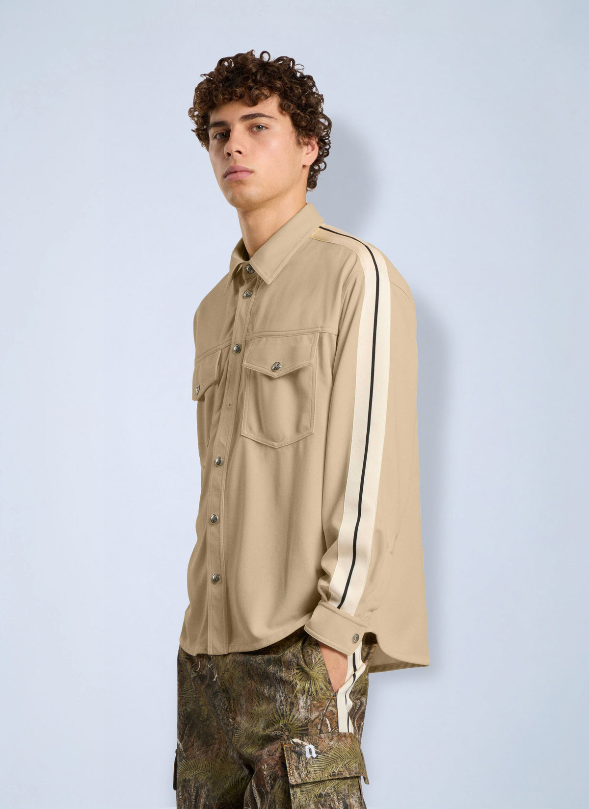 Palm Angels Palm Angels Men Logo 90' Track Jacket Shirt