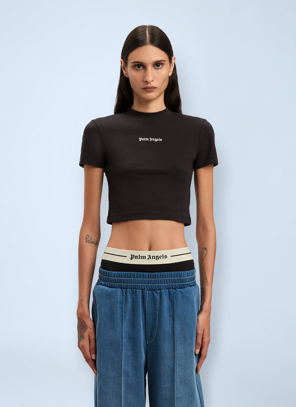 Palm Angels Palm Angels Women Logo Motif T-Shirt