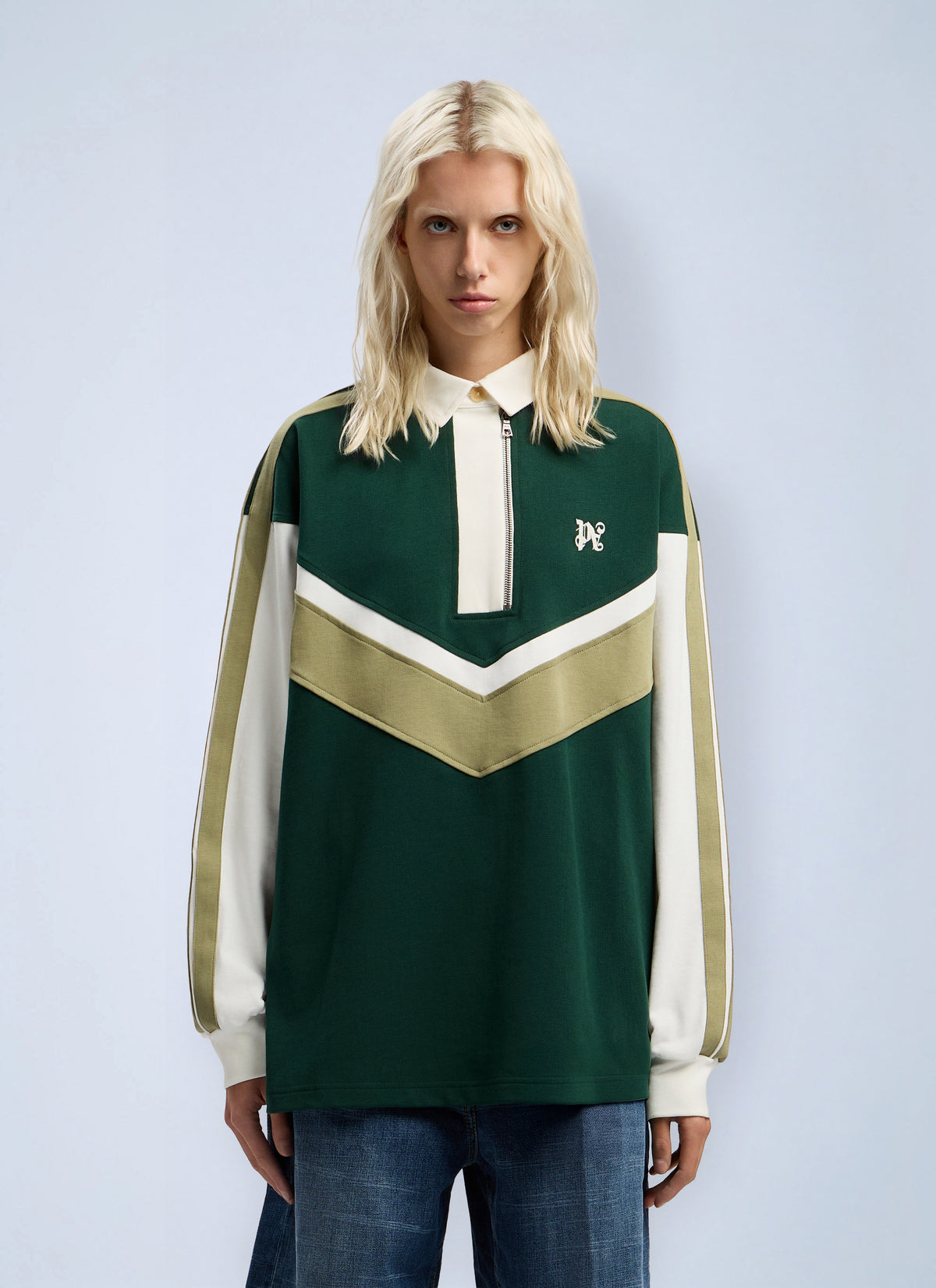 Palm Angels Palm Angels Women Monogram Polo Shirt
