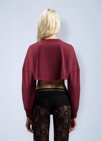 Palm Angels Palm Angels Women Curved Logo Crop Top