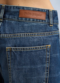 Palm Angels Palm Angels Women Palms Loose Denim Pants