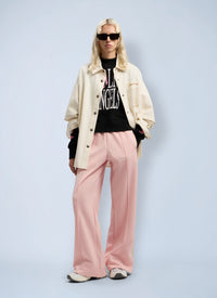 Palm Angels Palm Angels Women Classic Logo Tonal Track Pants