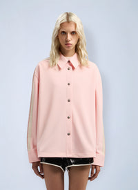 Palm Angels Palm Angels Women Classic Logo Tonal Track Shirt