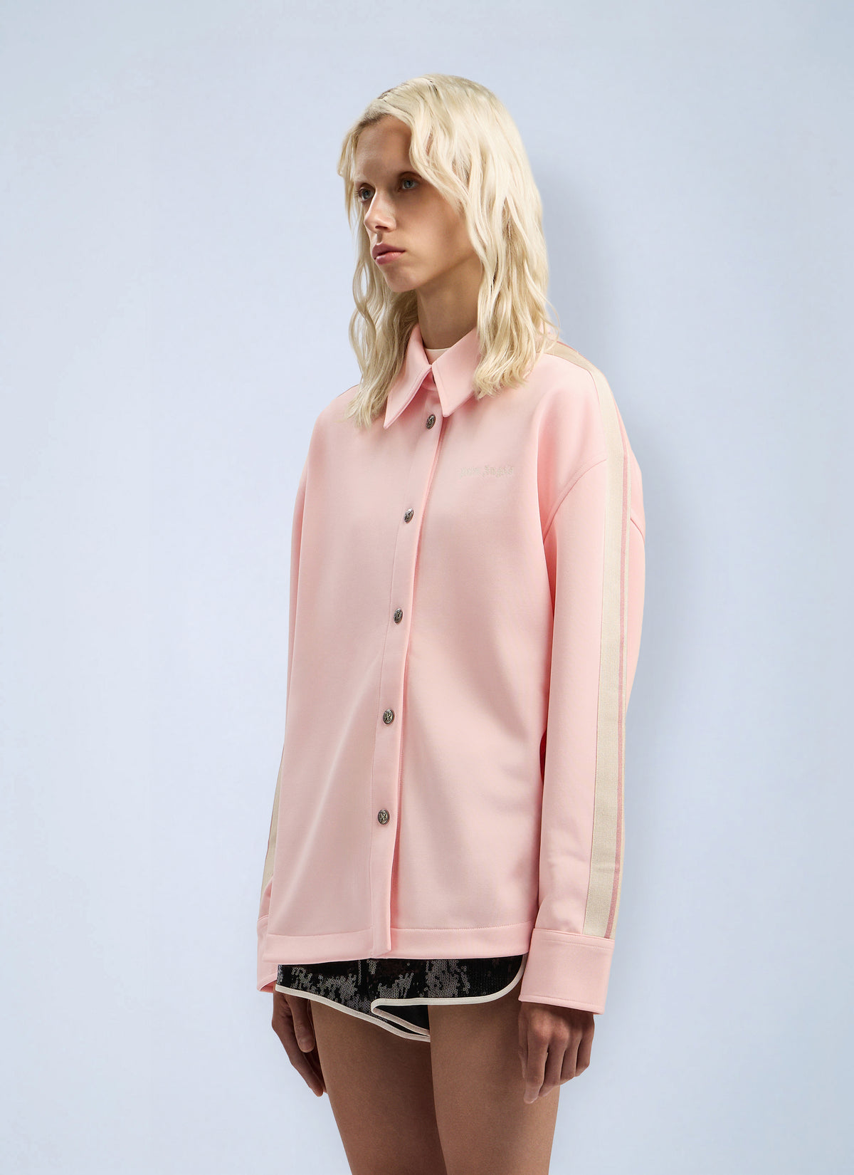 Palm Angels Palm Angels Women Classic Logo Tonal Track Shirt