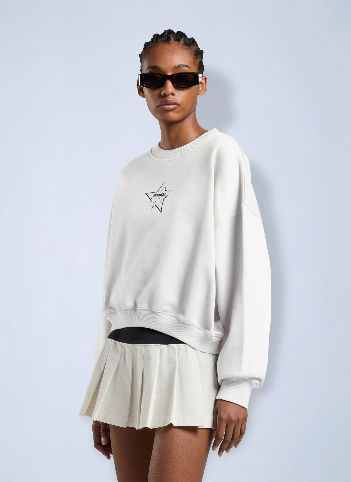 Palm Angels Palm Angels Women Icon Palm Loose Crop Crew