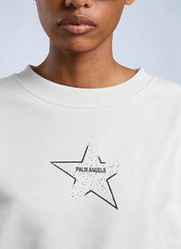 Palm Angels Palm Angels Women Icon Palm Loose Crop Crew