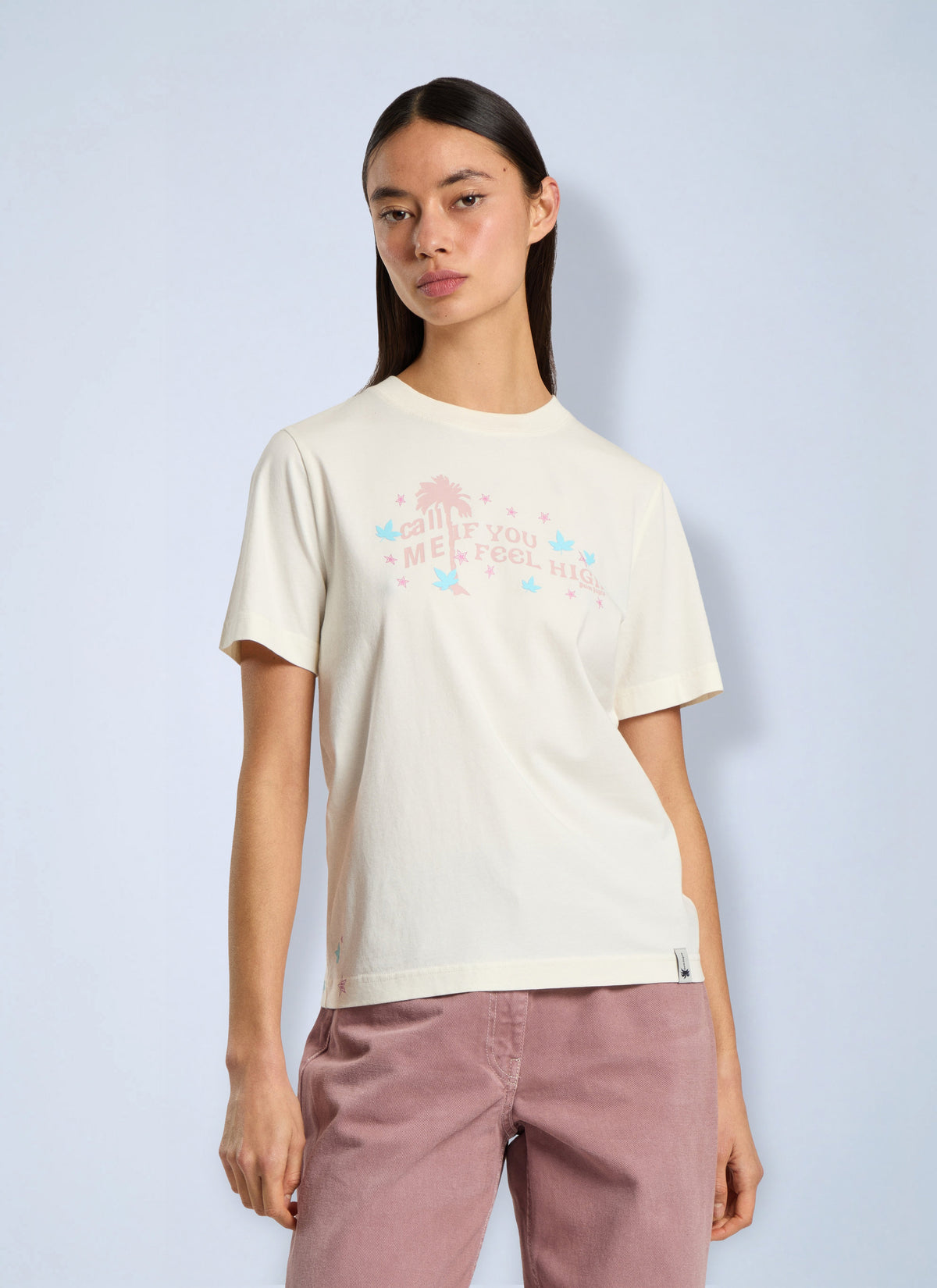 Palm Angels Palm Angels Women Feel High Regular T-Shirt
