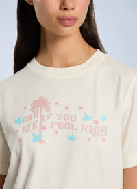 Palm Angels Palm Angels Women Feel High Regular T-Shirt