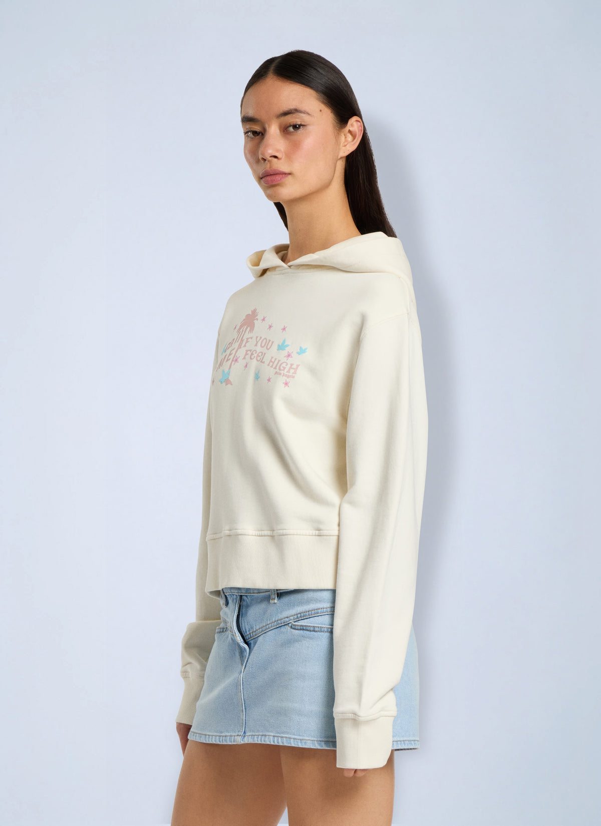Palm Angels Palm Angels Women Feel High Regular Hoodie