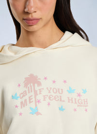 Palm Angels Palm Angels Women Feel High Regular Hoodie
