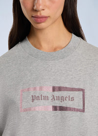 Palm Angels Palm Angels Women Stud Box Logo Loose Tee