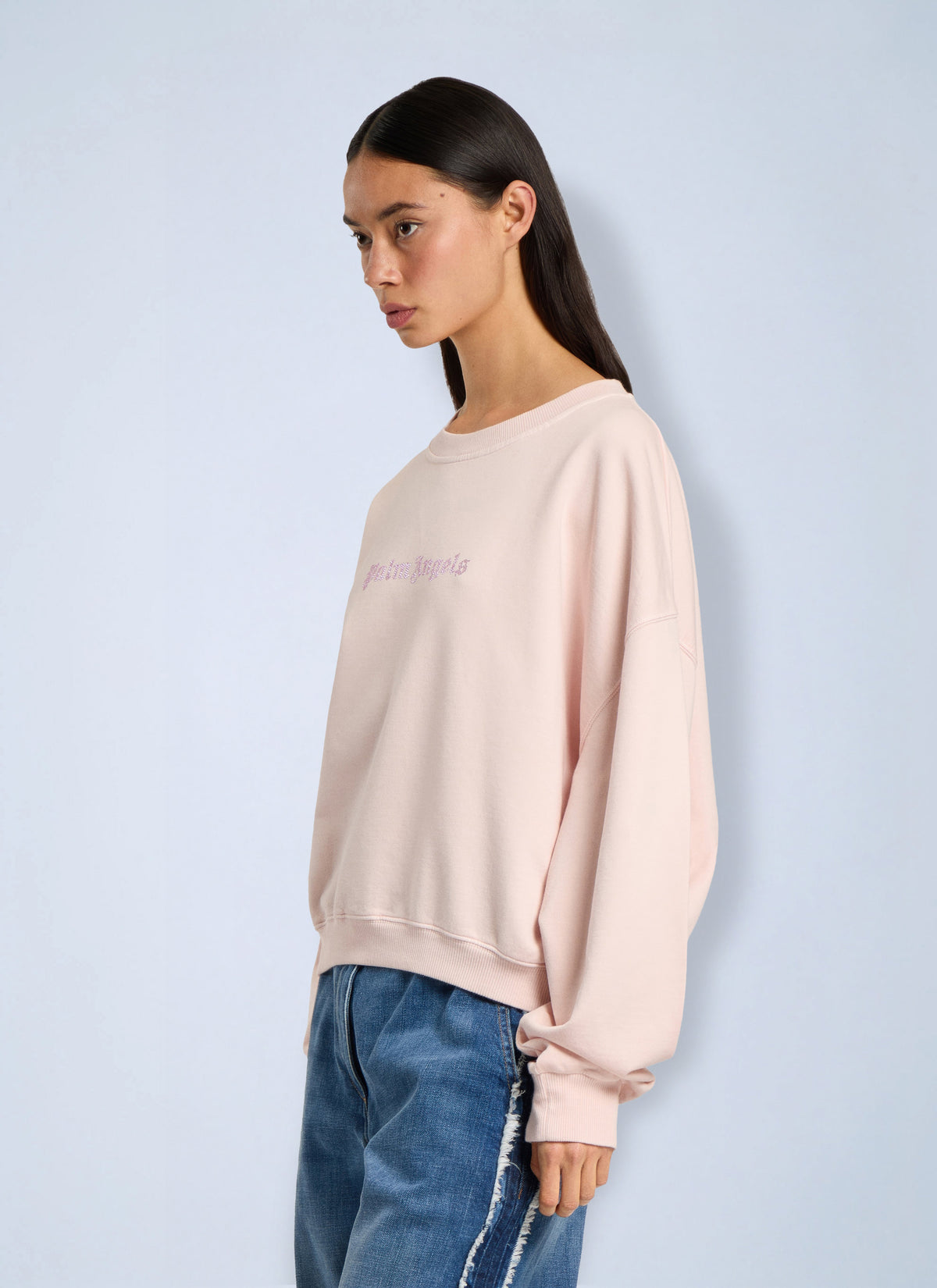 Palm Angels Palm Angels Women Stud Logo Crew