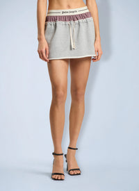 Palm Angels Palm Angels Women Classic Logo Double Layered Skirt