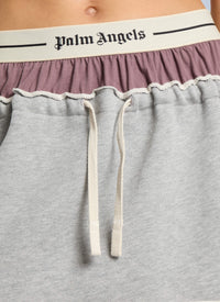 Palm Angels Palm Angels Women Classic Logo Double Layered Skirt