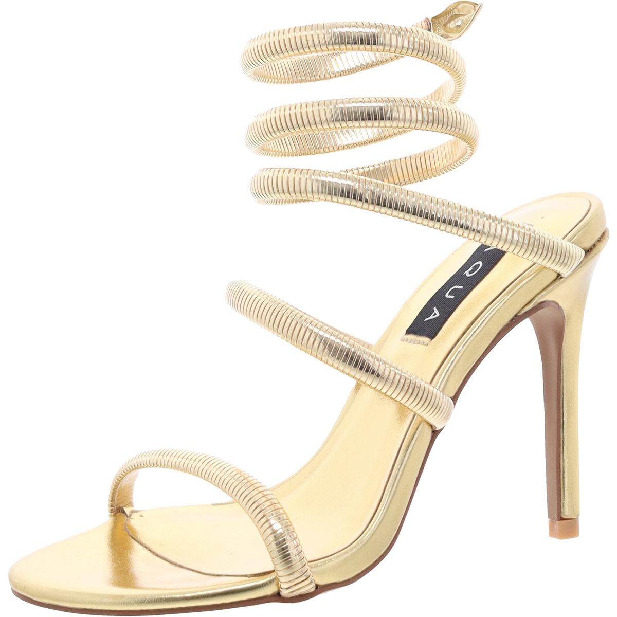 DEEDI Womens Laceless Man Made Ankle Strap