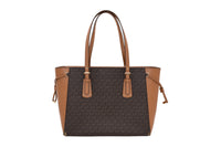 Michael Kors Voyager MK Signature Drawstring Large Tote Shoulder Bag (Authentic Pre-Loved)