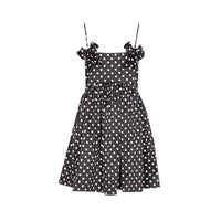 Ganni Women Polka Dots Satin Mini Dress