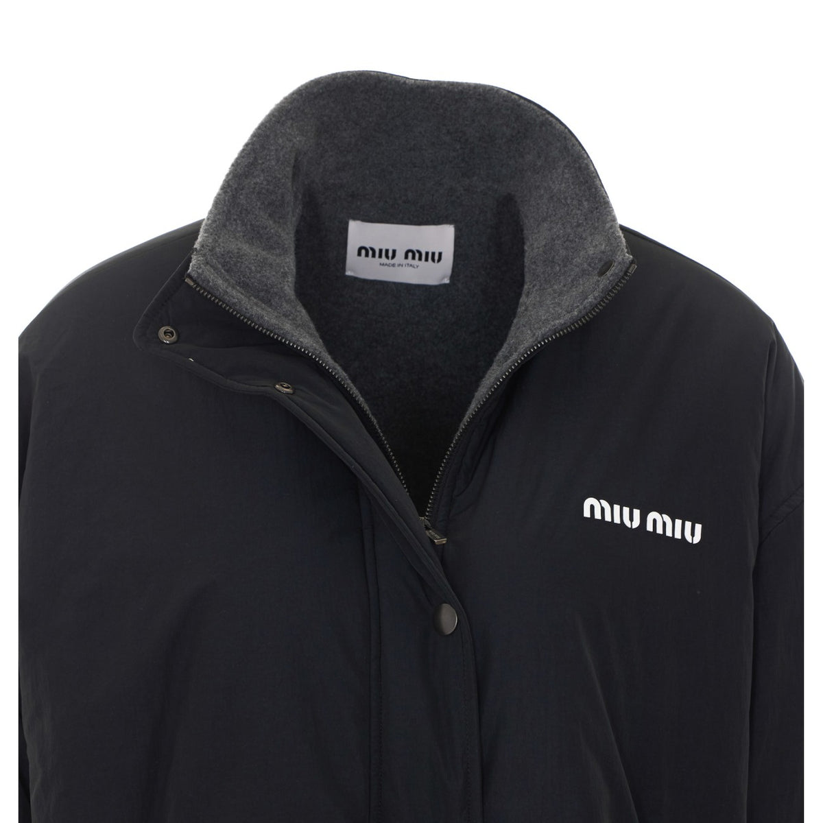 Miu Miu Women Ponge And Fleece Jacket