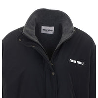 Miu Miu Women Ponge And Fleece Jacket