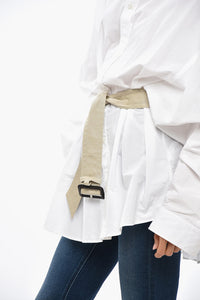 Balenciaga Poplin Blouse with Belt