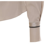 Brunello Cucinelli Women Poplin Shirt With Silk Cuff