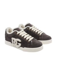 Dolce&Gabbana Dolce&Gabbana Women Portofino Light Sneakers In Calfskin And Sheepskin