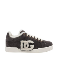 Dolce&Gabbana Dolce&Gabbana Women Portofino Light Sneakers In Calfskin And Sheepskin