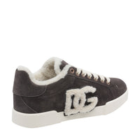 Dolce&Gabbana Dolce&Gabbana Women Portofino Light Sneakers In Calfskin And Sheepskin
