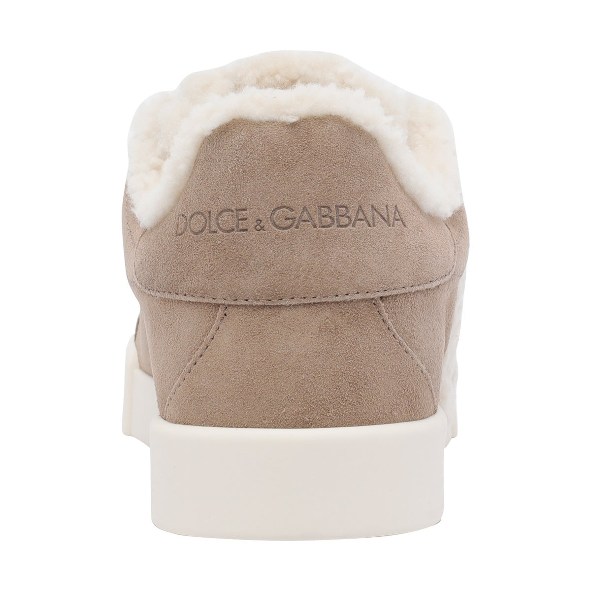 Dolce&Gabbana Dolce&Gabbana Women Portofino Light Sneakers In Leather And Sheepskin