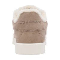 Dolce&Gabbana Dolce&Gabbana Women Portofino Light Sneakers In Leather And Sheepskin