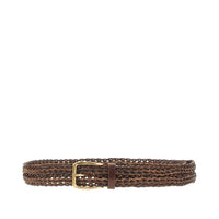 Brunello Cucinelli Men Braided Leather Belt