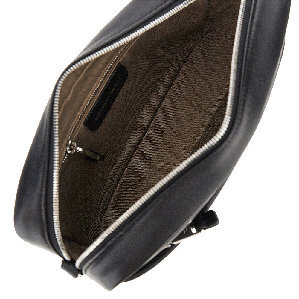 Emporio Armani Women Leather Camera Bag With Logo