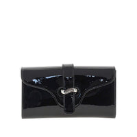 EMPORIO ARMANI Emporio Armani Women Patent Leather Clutch With Chain