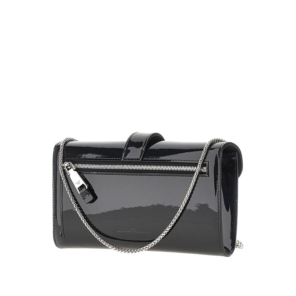 EMPORIO ARMANI Emporio Armani Women Patent Leather Clutch With Chain