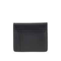 Dolce&Gabbana Women Leather Bi-Fold Cardholder With Logo