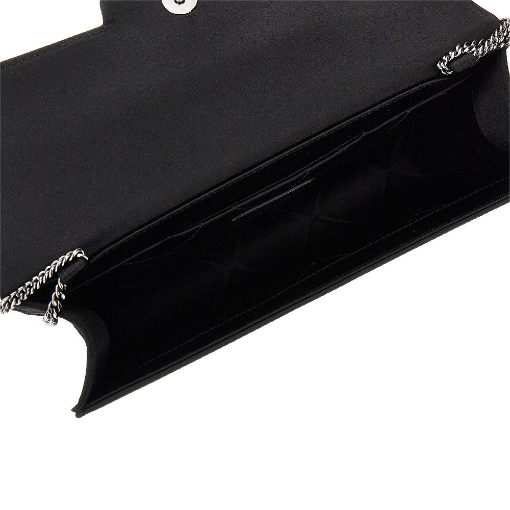 Roger Vivier Women 'Efflorescence' Satin Pouch With Rhinestones