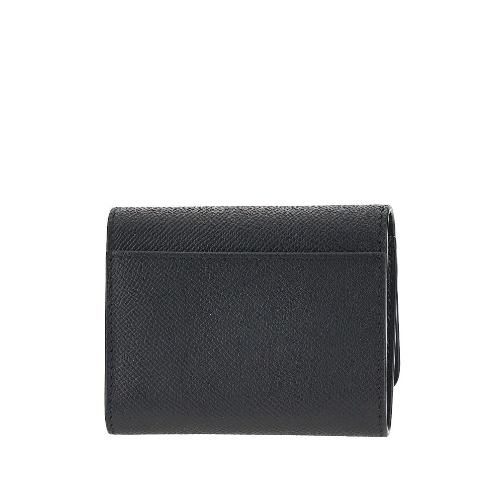 Maison Margiela Men Grained Leather Tri-Fold Wallet