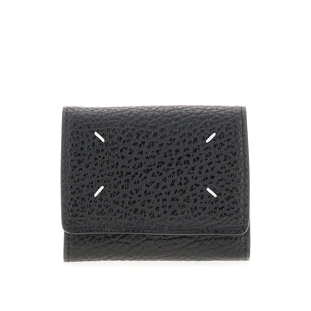 Maison Margiela Women 'Four Stitches' Grain Leather Wallet