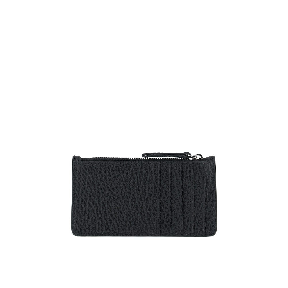 Maison Margiela Women Grained Leather Zippered Cardholder