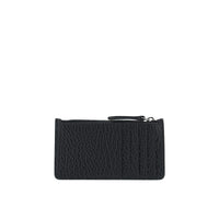 Maison Margiela Women Grained Leather Zippered Cardholder