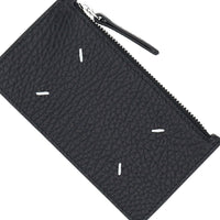 Maison Margiela Women Grained Leather Zippered Cardholder