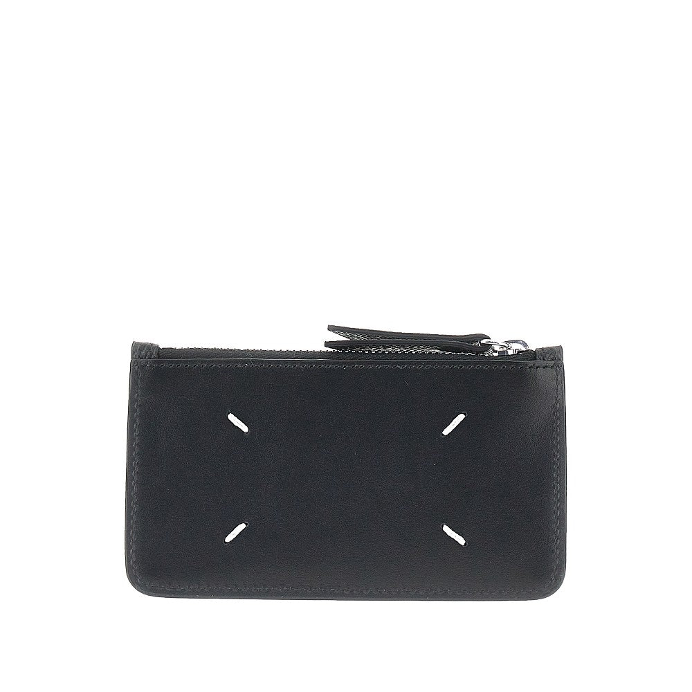 Maison Margiela Women 'Four Stitches' Leather Coin-Holder Pouch